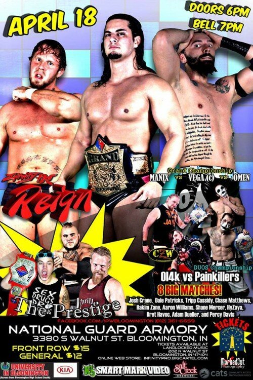 Infinity Apr 18 OI4K, New Matches Added in Bloomington, IN