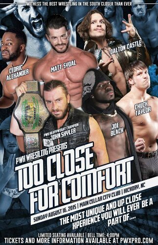 Results: Premiere Wrestling Xperience (PWX) – Too Close For Comfort – August 16th, 2015 – Hickory, NC